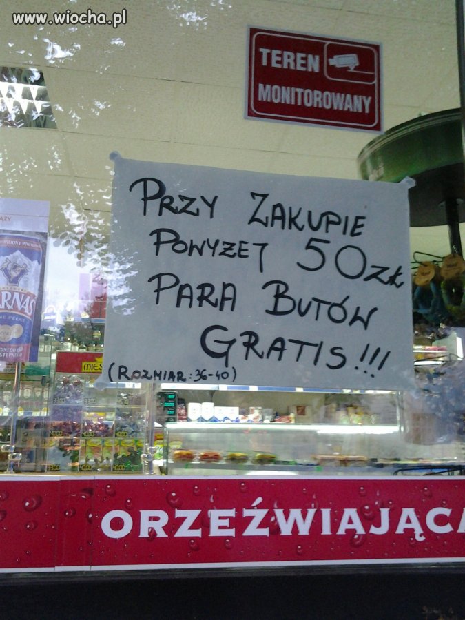 Oferta w sklepie monopolowym w Świnoujściu 