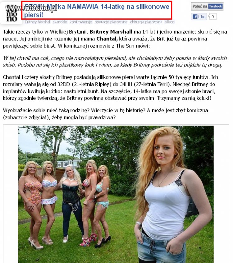 Jak matka może namawiać 14-letnią córkę