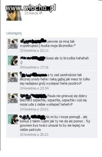 Ach te inteligentne komentarze . . . 