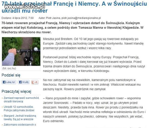 Jak zwykle znajdzie się taki skur***l,