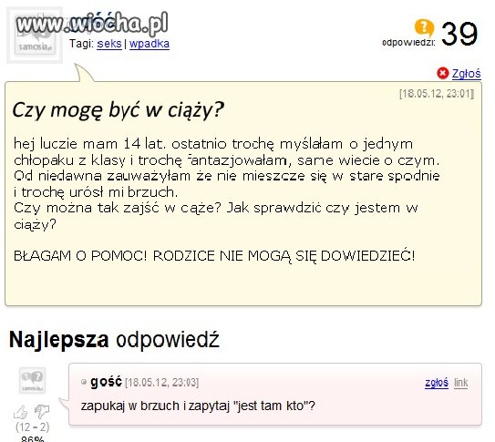 Czy mogę być w ciąży?