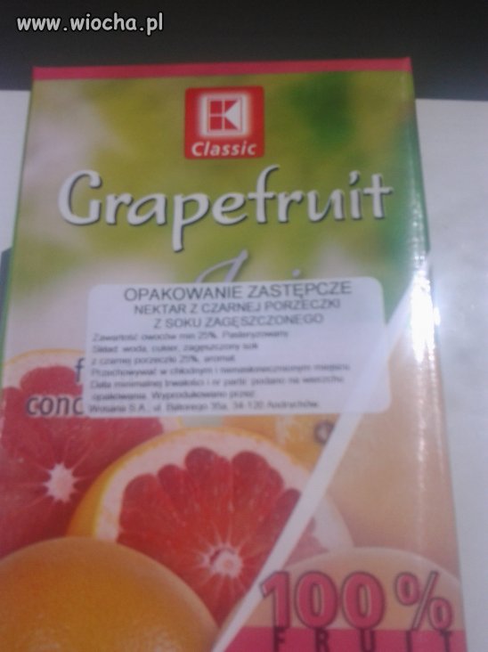 Sok z grejpfruta ...