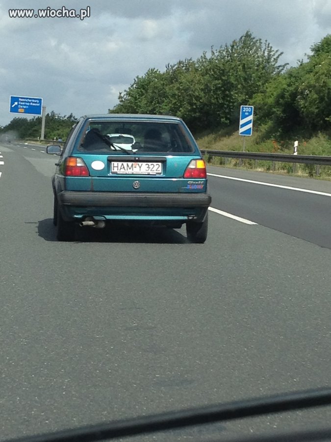 Gdzieś w Niemczech na autostradzie