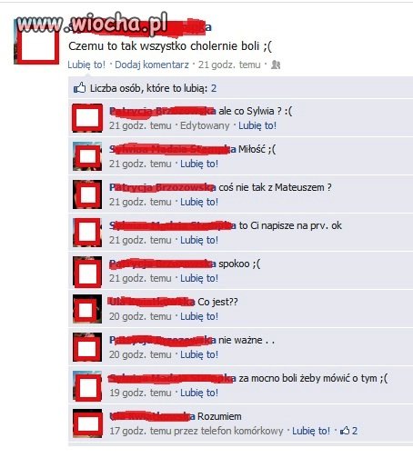 Facebook'owe rozterki