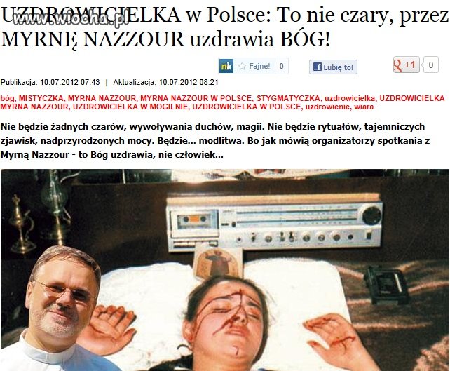Czary i kościół - w sumie to samo
