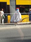 Buka na przystanku w Warszawie