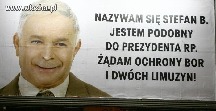 Stefan jest skromny...