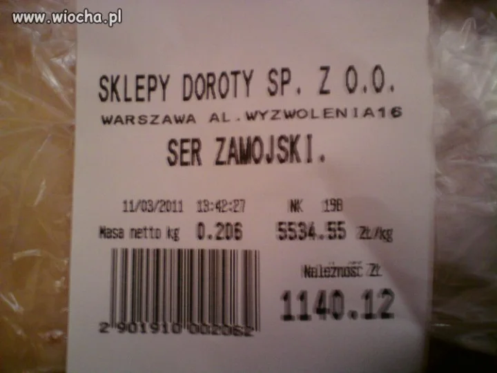 Troszkę drogo mi się wydaje.
