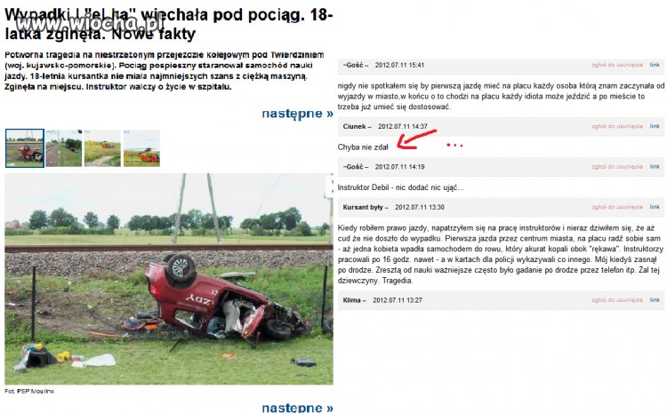 Dziewczyna nie żyje, koleś walczy o życie a tu...