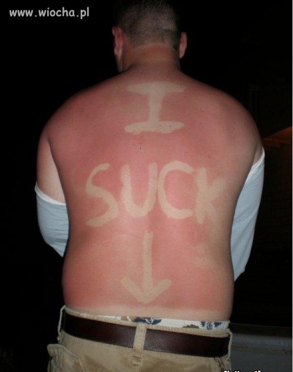 I suck 
