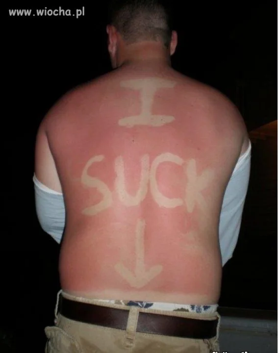 I suck 