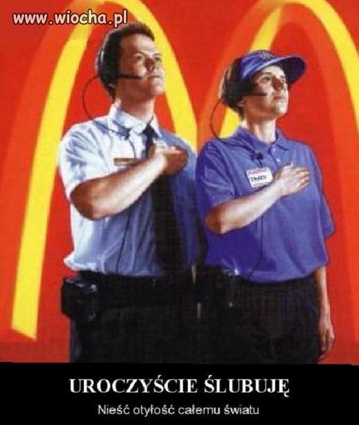 Mc Donald prekursorem zdrowego odzywiania