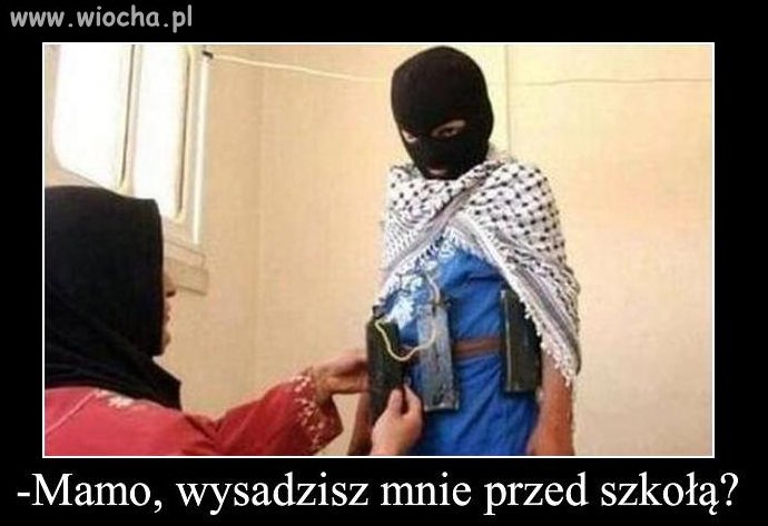 Mamo wysadzisz mnie przed szkołą!?