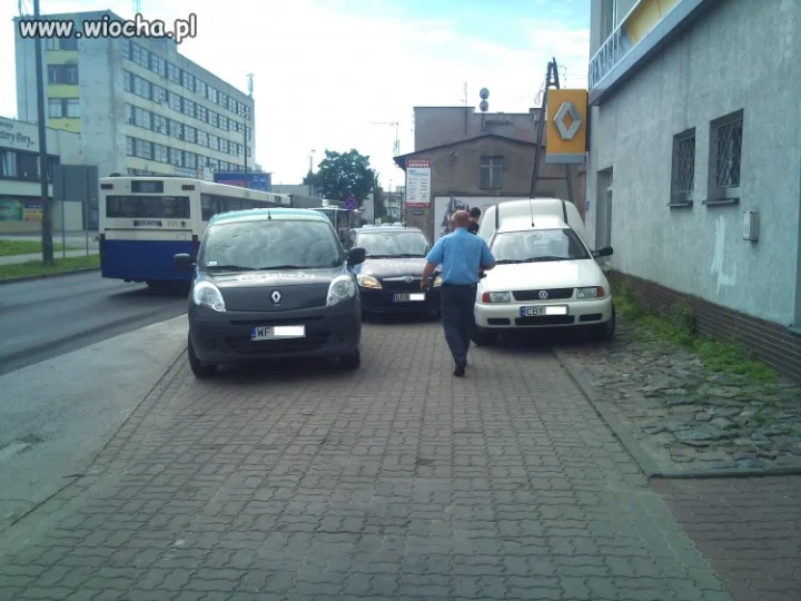 Parkowanie na chodniku