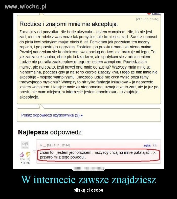 Tsaa jest wampir jest jednorożec brakuje tylko 