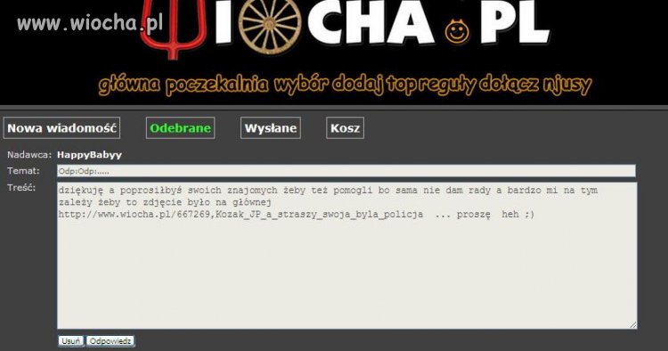 Żebranie o głosy ... 
