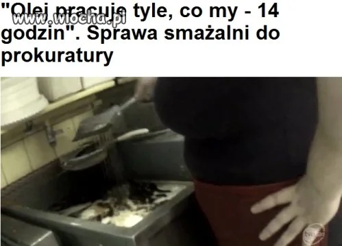 Wiocha w smażalniach ryb !