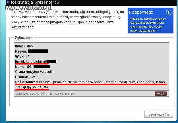 Zgłoszenie Idioty!!!