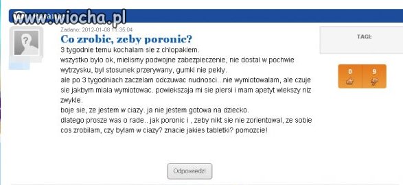 To jak zaszła ?  Ale jeśli nawet... 