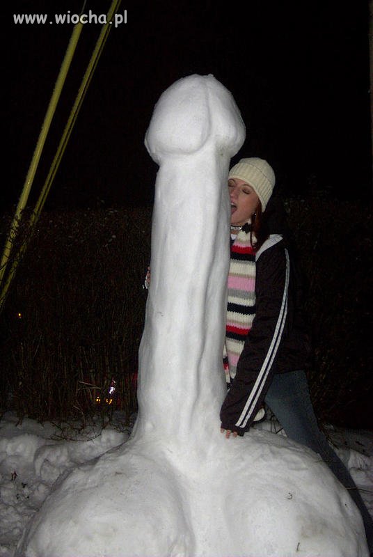 Takie tam na śniegu