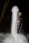 Takie tam na śniegu