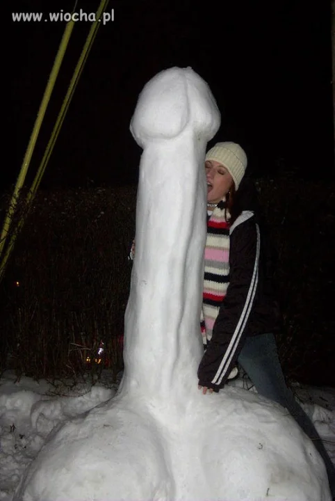 Takie tam na śniegu