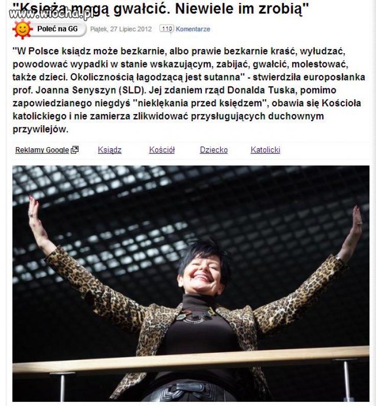 Księża mogą gwałcić . Niewiele im zrobią ...