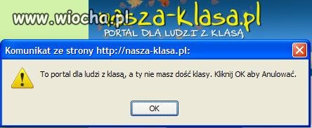 Jeśli wyskoczył ci taki komunikat.