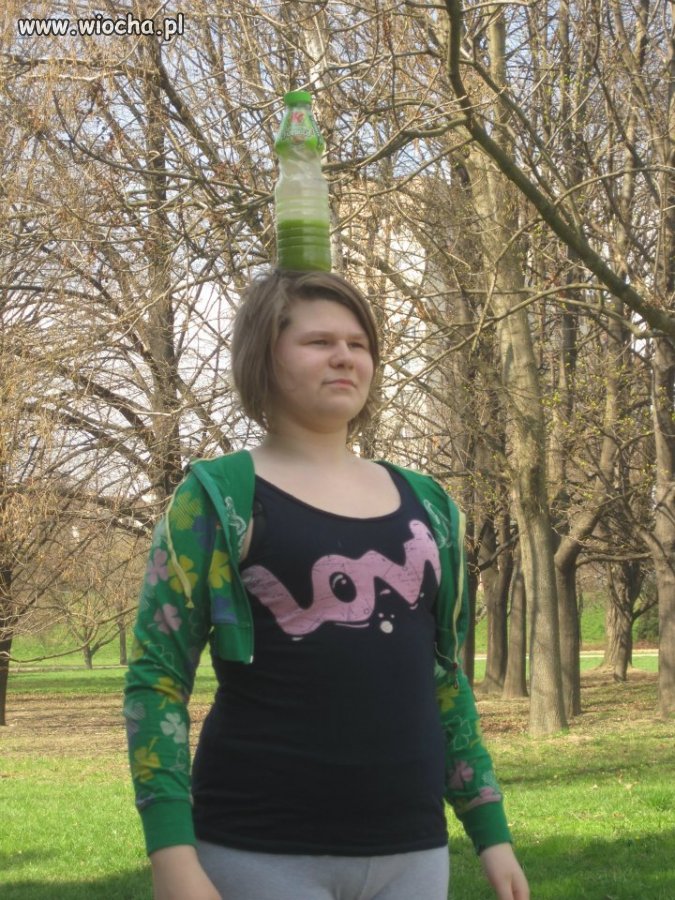 Kubuś na głowie.