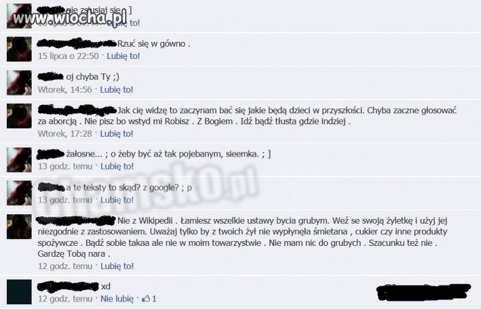 Pozdrowienia dla otyłych