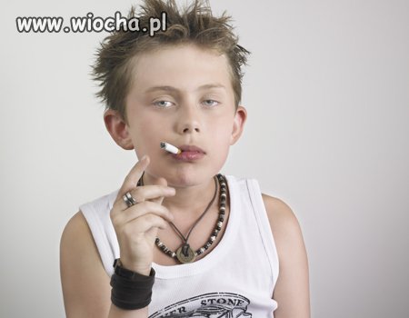 Szpan z papierosem