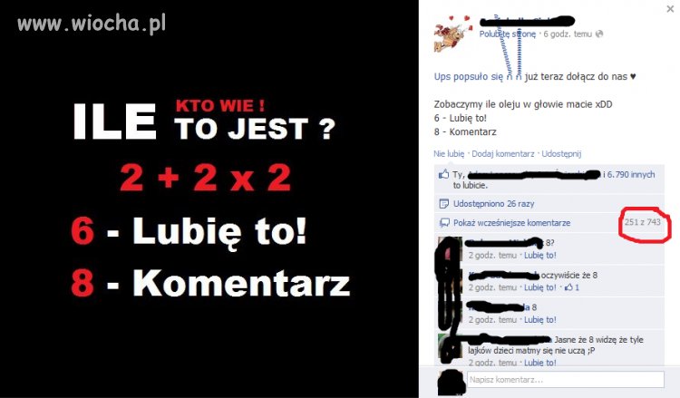 Przykład tego jak ludzie bardzo dobrze liczą ..