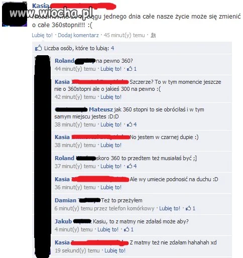 Widać, że nie zdała...