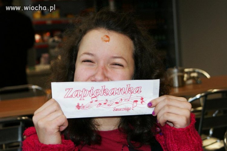 Nie ma to jak lans z papierkiem po zapiekance..