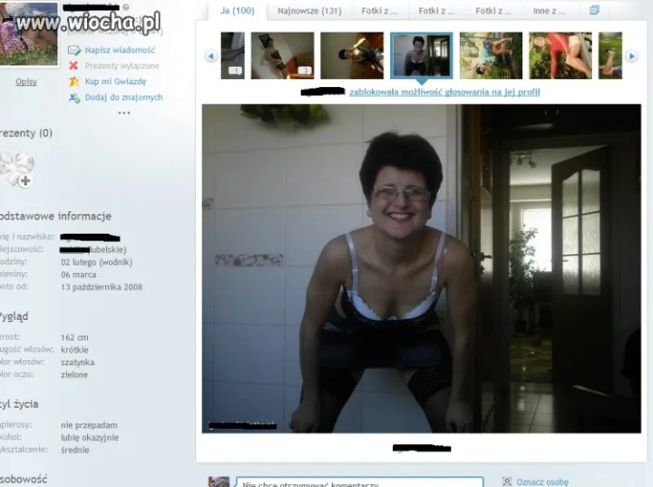 Fotka i Babka z ponad 30 na karku...i jej foty...