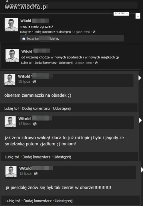 Z cyklu: Pochwalę się na Facebooku