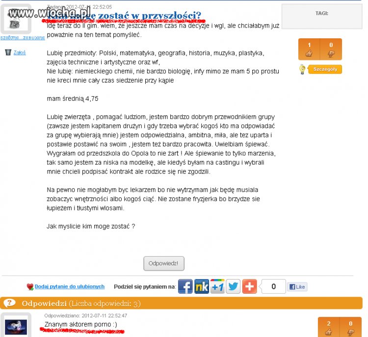 Chcesz rady co do zawodu?