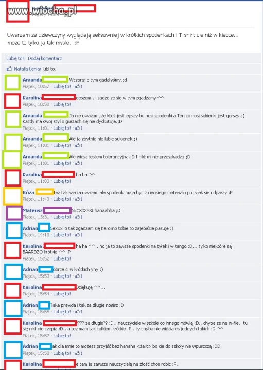 Myślenie dzieci z 2gimnazjum.