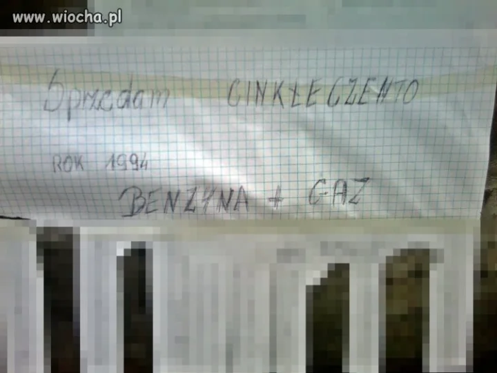 Sprzedam Cinkłeczento '94 Benzyna + gaz!
