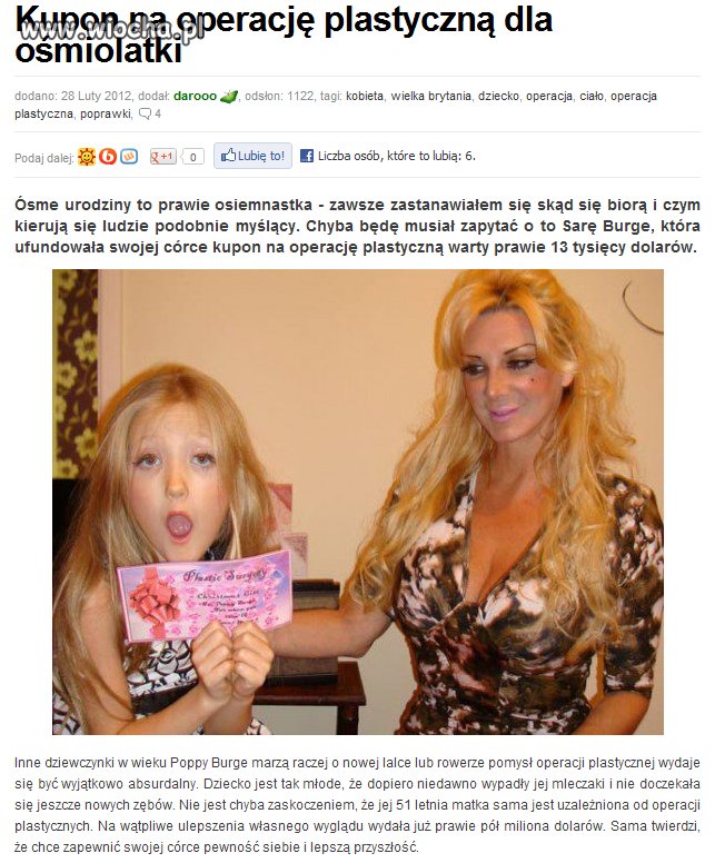 Kupon na operację plastyczną