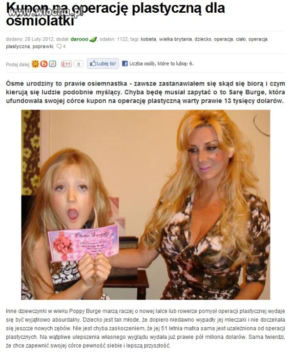Kupon na operację plastyczną