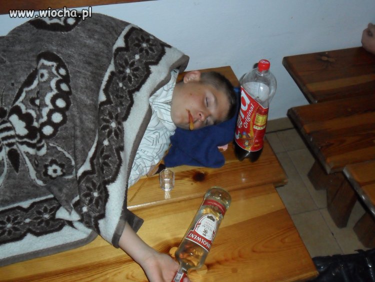 Poniósł go melanż 