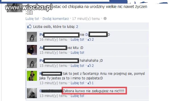 Takie wyznania tylko na facebooku