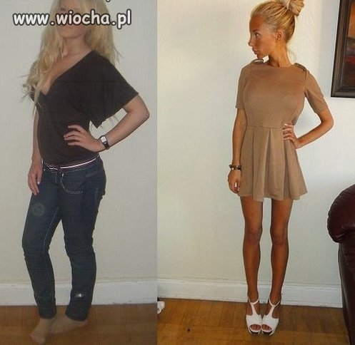 ...a wszystko po to by być "ładniejszą"