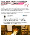 Justin Bieber przeleci Polskę!!