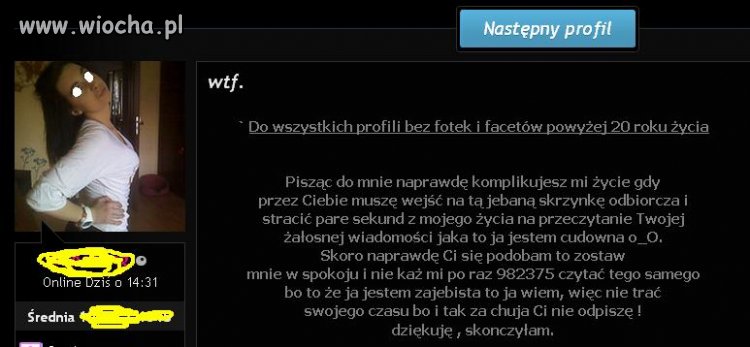 Jakiś problem z samouwielbieniem? 