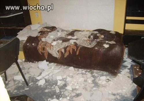 Sufit świeżo wyremontowany