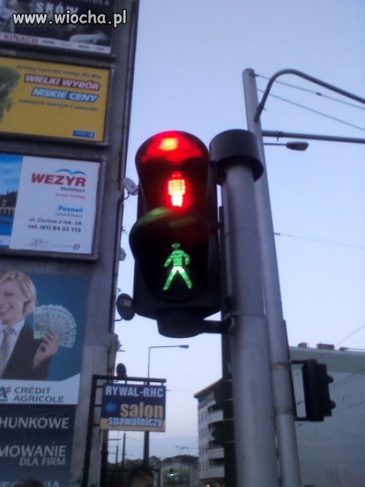 Kolejny absurd skrzyżowanie w Poznaniu 