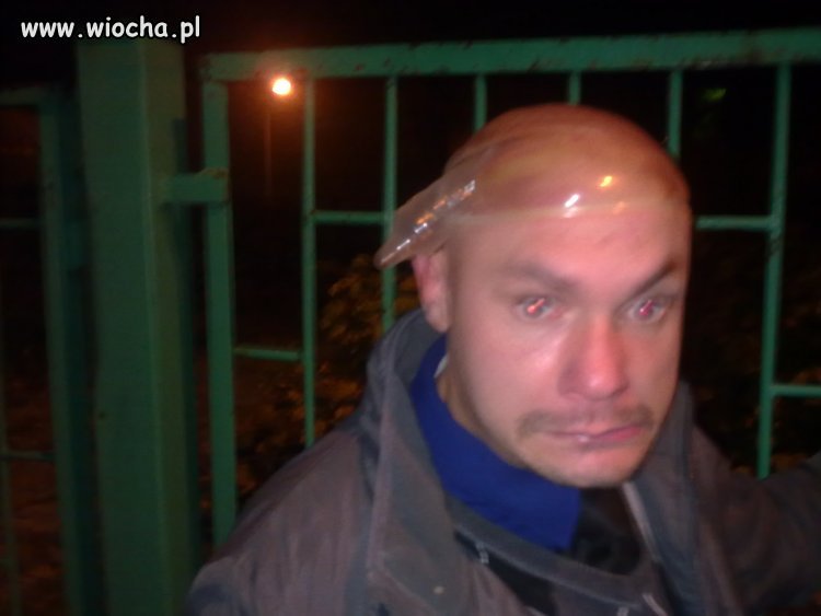 Nie ma to jak założyć gumkę na głowę ...