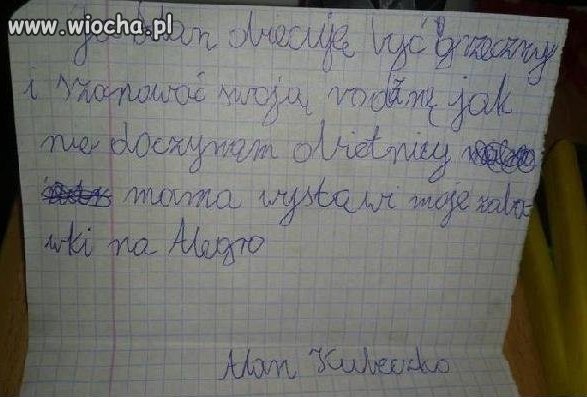 Ugh ta mama! 